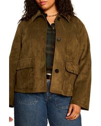 Sanctuary - Avid Faux Suede Jacket - Lyst