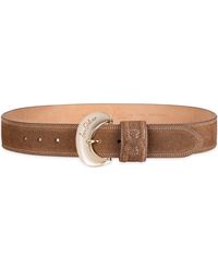 Sam Edelman - Organic Buckle Leather Belt - Lyst
