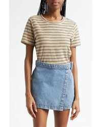 Veronica Beard - Carla Crewneck Cotton T-Shirt - Lyst