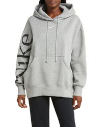 Nike - Sportswear Phoenix Fleece Oversize Longline Hoodie - Lyst