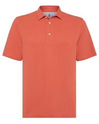 Brunello Cucinelli - Piqué Polo Shirt - Lyst