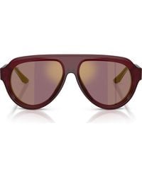 Ferrari - 56Mm Polarized Mirrored Pilot Sunglasses - Lyst