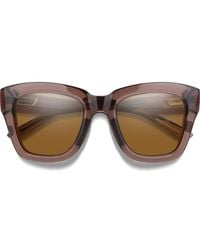 Smith - Sway 52Mm Chromapop Polarized Square Sunglasses - Lyst