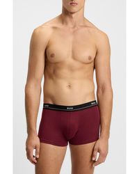 BOSS - Assorted 5-Pack Essential Stretch Cotton Trunks - Lyst