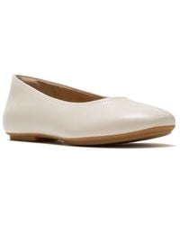 Fitflop - Delicato High Cut Soft Leather Ballet Flats - Lyst