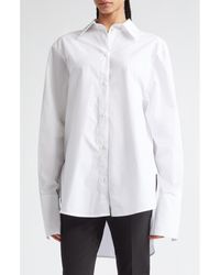 TOTEME - Double Length Cuff Button-Up Shirt - Lyst