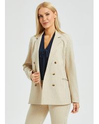 Betabrand - Double Breasted Blazer Stretch Ponte - Lyst