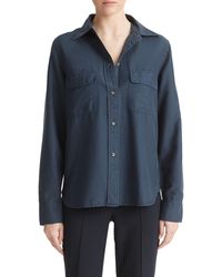 Vince - Utility Long Sleeve Button-up Shirt - Lyst