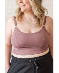 Davin & Adley - Busty Size Amelia Pumping And Nursing Crop Cami - Lyst