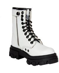 Urbnkicks - Genuine Leather Combat Boots - Lyst