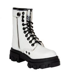 Urbnkicks - Genuine Leather Combat Boots - Lyst