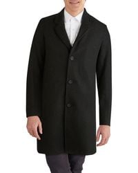 Cole Haan - Regular Fit Stretch Wool Coat - Lyst