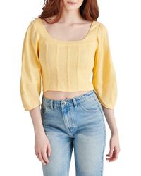 Steve Madden - Shay Corset Crop Top - Lyst