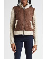 Veronica Beard - Patra Quilted Mixed Media Wool Blend Jacket - Lyst