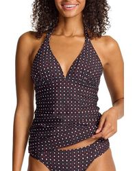 Tommy Bahama - Sunset Blooms Reversible Halter Upf 50+ Tankini Top - Lyst