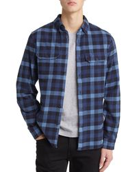 Fjallraven - Skog Trim Fit Plaid Cotton Flannel Button-down Shirt - Lyst