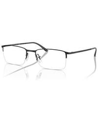 Giorgio Armani - 54Mm Rectangle Optical Glasses - Lyst