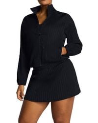 Spanx - Boostup Water Repellent Glow Weave Full Zip Jacket - Lyst
