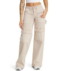 PTCL - Front Pocket Wide Leg Cargo Pants - Lyst