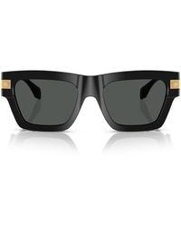 Versace - 52mm Rectangular Sunglasses - Lyst