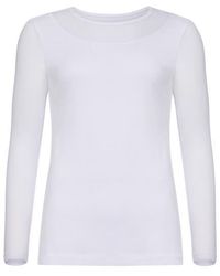 Anatomie - Kim Mesh-Sleeve Top - Lyst