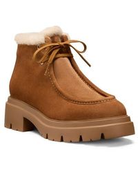 Stuart Weitzman - Hudson Genuine Shearling Lined Chukka Boot - Lyst