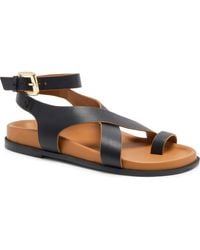 Free People - Anya Ankle Strap Toe Loop Sandal - Lyst