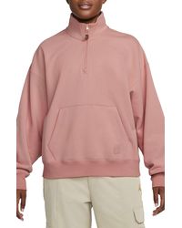 Nike - Flight Fleece Quarter Zip Sweatshirt - Lyst