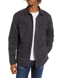 Faherty - Cpo Blanket Lined Stretch Organic Cotton Shirt Jacket - Lyst