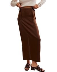 Free People - Rosetto Column Maxi Skirt - Lyst