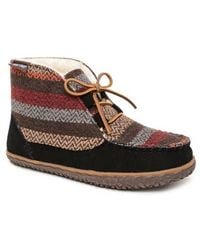 Minnetonka - Torrey Faux Fur Lined Slipper Bootie - Lyst