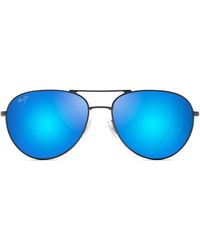 Maui Jim - Walaka 57mm Polarizedplus2® Aviator Sunglasses - Lyst