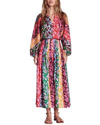 Boden - Valentina Cotton Poplin Midi Skirt - Lyst