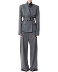 Lanvin - Belted Jacket - Lyst