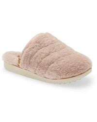 Olukai - Pupu Mua Genuine Shearling Scuff Slipper - Lyst