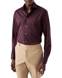 Eton - Contemporary Fit Luxe Knit Dress Shirt - Lyst