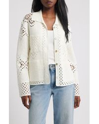 Rails - Patmos Open Stitch Cardigan - Lyst