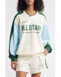 The Mayfair Group - Angel All-Stars Sport V-Neck Sweatshirt - Lyst
