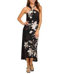Tommy Bahama - Carmela Bloom Beauty High-Low Halter Dress - Lyst