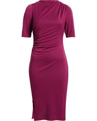 Anne Klein - Ruched Body-Con Dress - Lyst