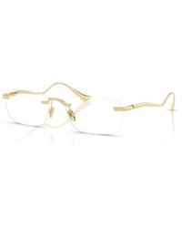Ferrari - 54Mm Rectangle Optical Glasses - Lyst