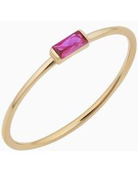 Oradina - 14K Fresco Baguette Ring - Lyst