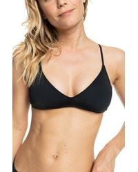 Roxy - Beach Classics Strappy Athletic Triangle Bikini Top - Lyst