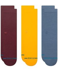 Stance - Icon Assorted 3-Pack Crew Socks - Lyst