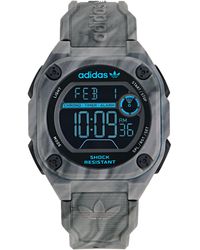 adidas - City Tech Two Resin Strap Watch - Lyst