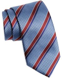Canali - Stripe Silk Tie - Lyst