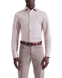 Bugatchi - Devon Ooohcotton Houndstooth Button-Up Shirt - Lyst