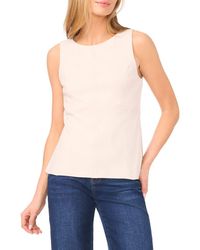 Halogen® - Jewel Neck Ponte Tank - Lyst