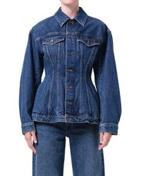 Agolde - Myra Structured Denim Jacket - Lyst