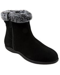 Softwalk - Helena Faux Fur Bootie - Lyst